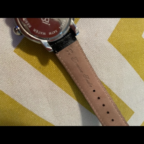 🖤Vintage Burgi Genuine Snake Skin and Diamonds Ladies Watch - Picture 5 of 12